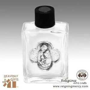 2.5" Holy Water Bottle (4 styles with pewter charm)