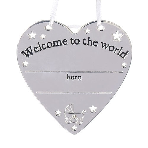 3.5" Welcome Baby Heart
