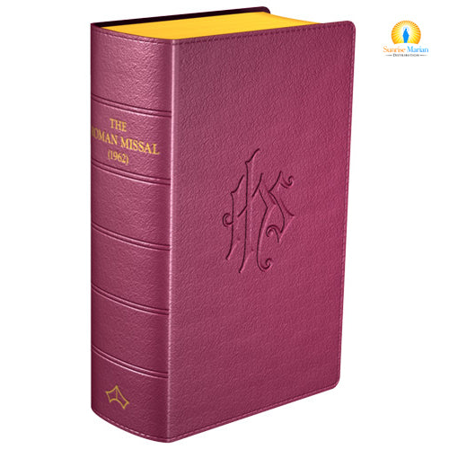 Daily Missal 1962 Burgundy (Latin)