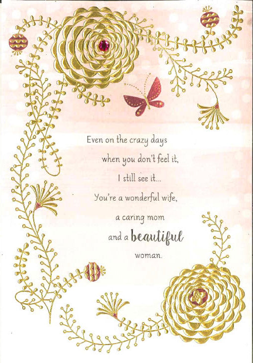 A Beautiful Woman Card