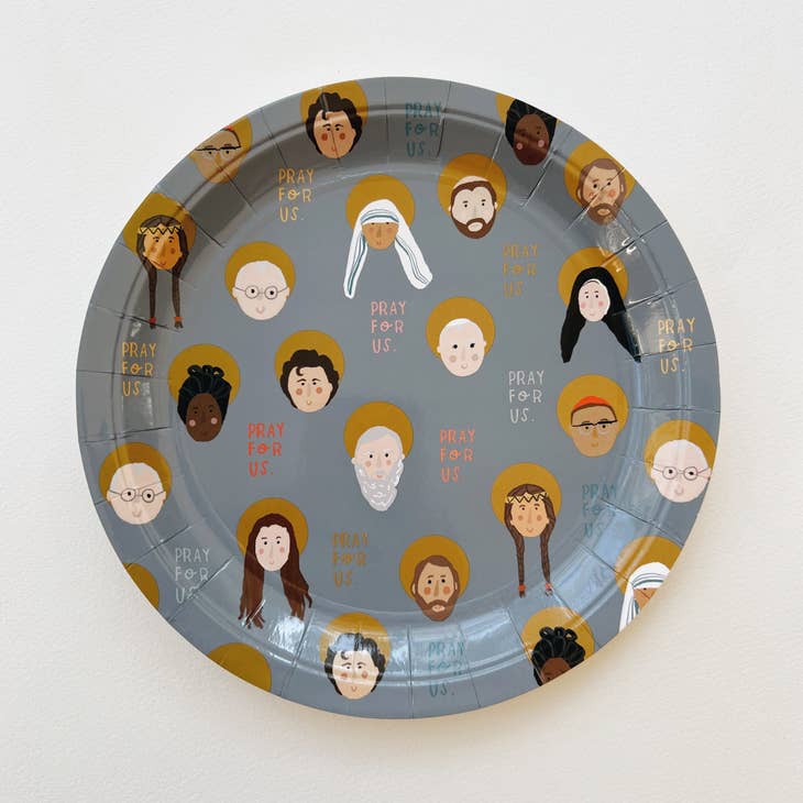 All Saints Paper Plates