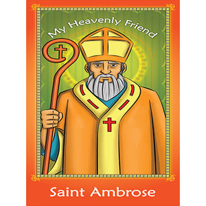 Prayer Card - Saint Ambrose (Pack of 25)