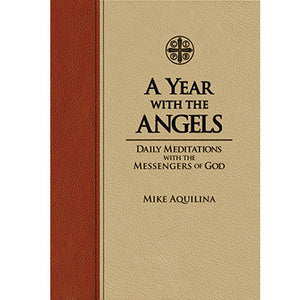 A Year with the Angels: Daily Meditations with the Messengers of God (Leather-bound)
