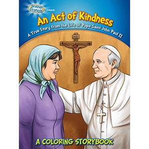 Colouring Book Act of Kindness Pope Saint John Paul II