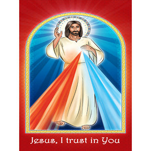 Prayer Card - Divine Mercy (Pack of 25)