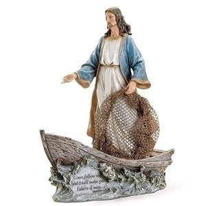 11.25" H Christ the Fisherman Figure