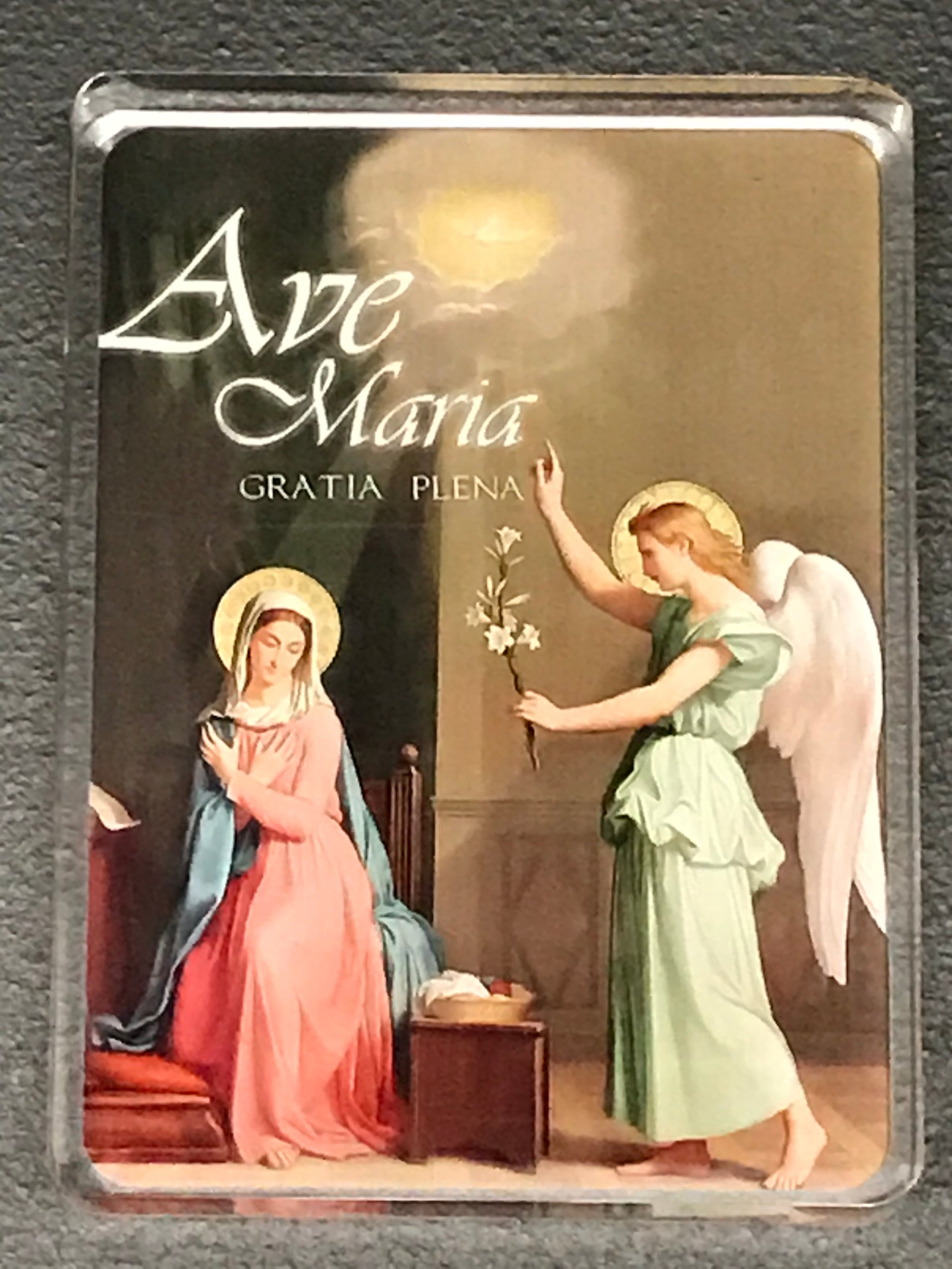 4x3 Acrylic Cube - Ave Maria