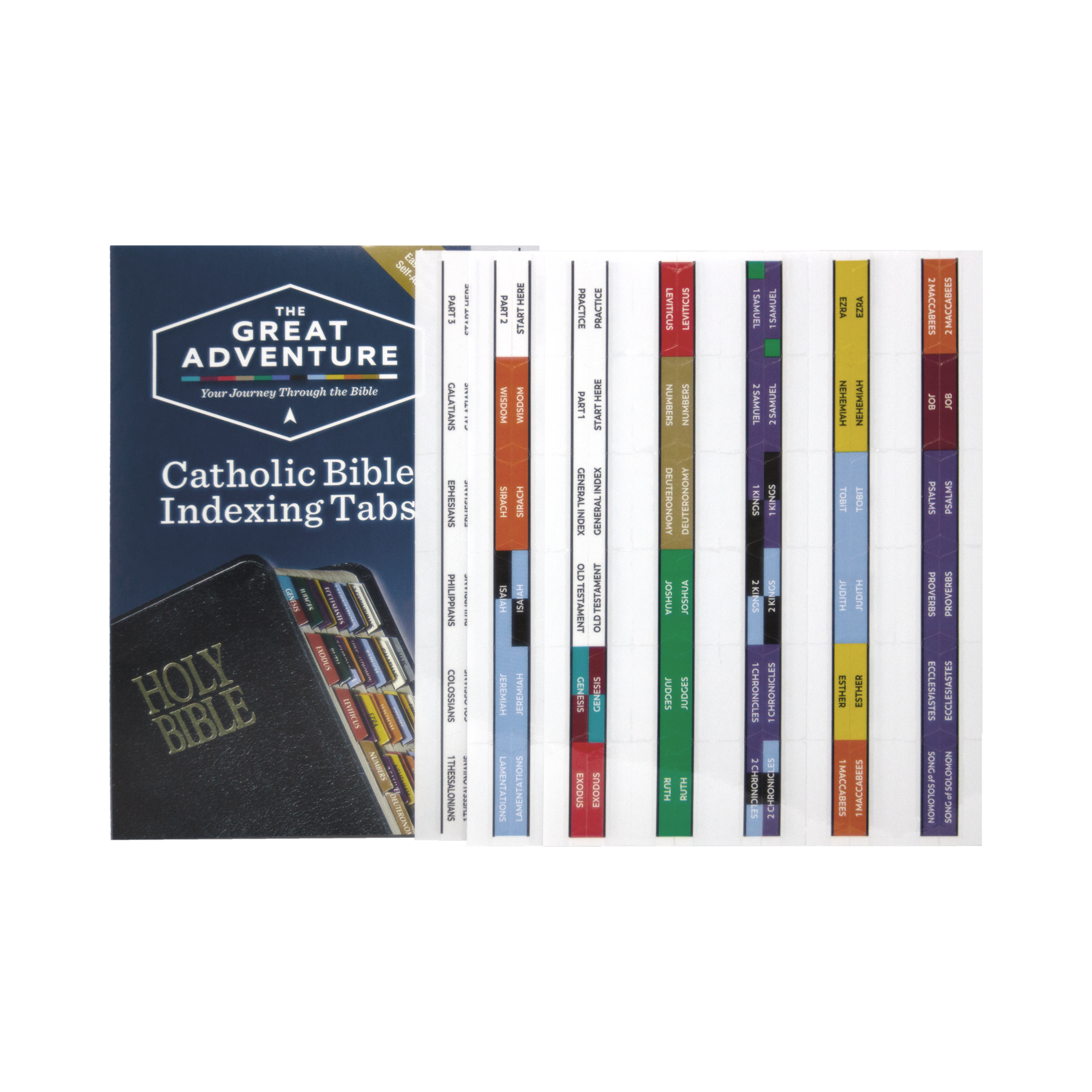 AAA Great Adventure Catholic Bible Indexing Tabs (Eng or Spanish)