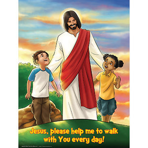 Poster - Walk with Jesus 18"x24"
