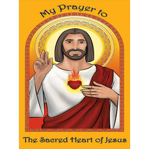 Prayer Card - Sacred Heart of Jesus (Pack of 25)