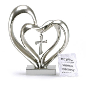 Two Hearts Tabletop Figurine