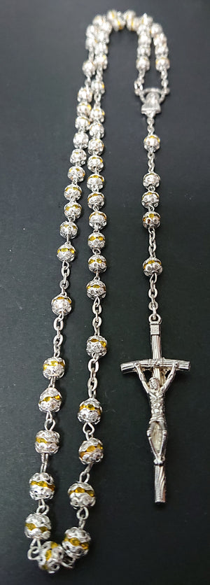 Brass Rim Rosary