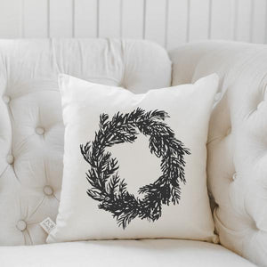 Christmas Wreath Pillow