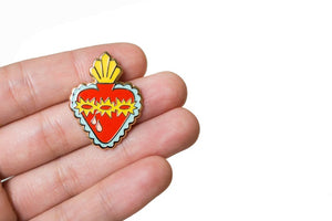 Sacred Heart of Jesus Enamel Pin