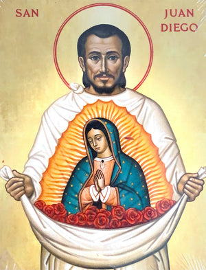 Icon St. Juan Diego 4x6