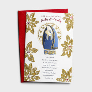 Christmas Card - Pastor & Family - J1192