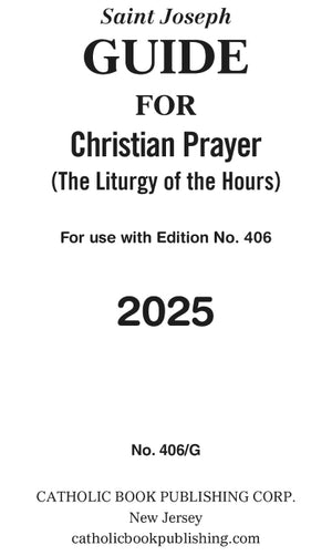 Saint Joseph Guide for Christian Prayer - 2025