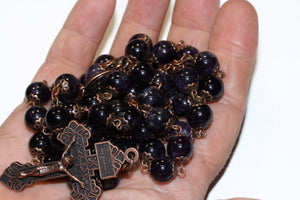 Oklahoma Rosaries - many varieties of gemstones