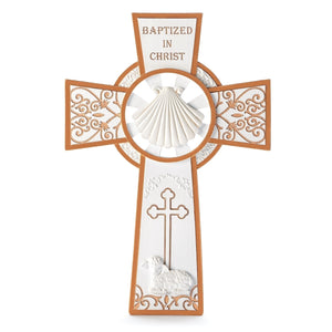 8" H Baptism Cross
