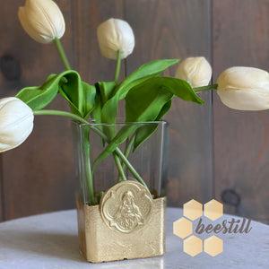 Gold Leaf Designer Vase (2 styles)