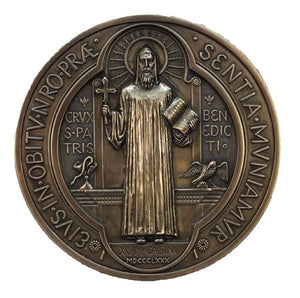 St Benedict Medal (bronze, 7"D)