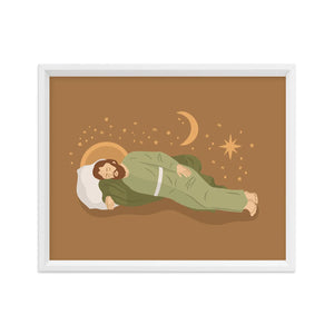 Sleeping St Joseph Art Print