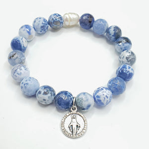 Miracles Bracelet (youth size) - 6 inches with Mary or St Michael