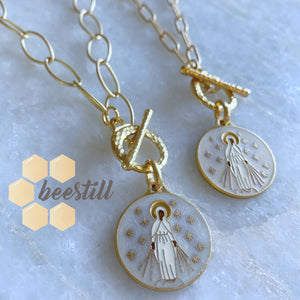 Enamel Medal Necklace (3 styles)