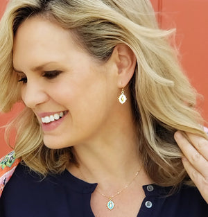 Guided Earrings (white or black)