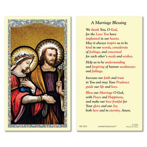 Marriage Blessing Prayer Cards (sold in packs of 5)