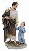St Joseph & Child Statue 9"