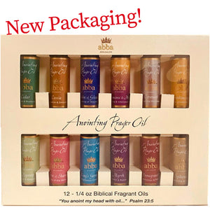Abba Anointing Oils Variety Pack (12 fragrances)