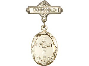 SS Baptism Medal / Godchild Badge