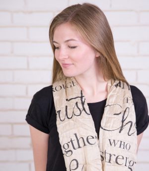 Trust In The Lord Infinity Inspirational Scarf