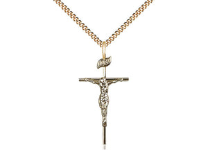 GF Crucifix with 18' GF Chain