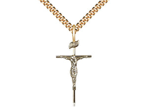 GF Crucifix with 24" GP Chain