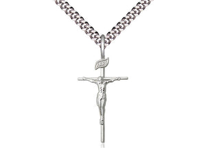 SS Crucifix with 24" SS Chain