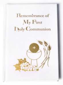 First Communion Prayer Book