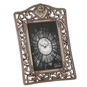 Silver Scroll Confirmation Photo Frame