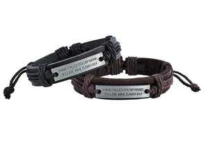 RCIA Leather Bracelet - Black or Brown
