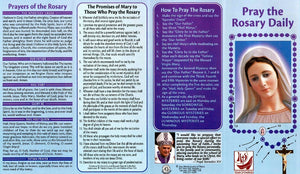 Pray the Rosary Daily Pamphlet (5 pack)