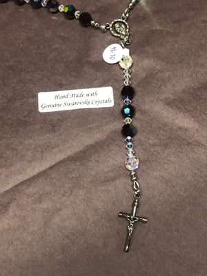 Siam AB 8mm Crystal Rosary