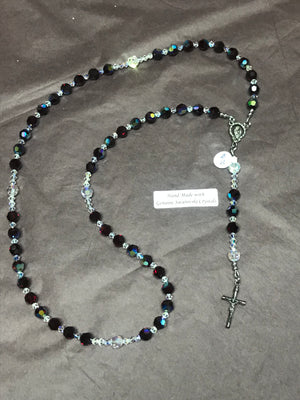 Siam AB 8mm Crystal Rosary