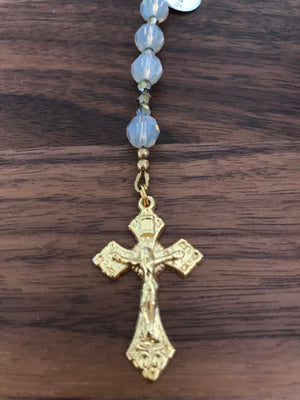 Sand Opal 8mm Crystal Rosary