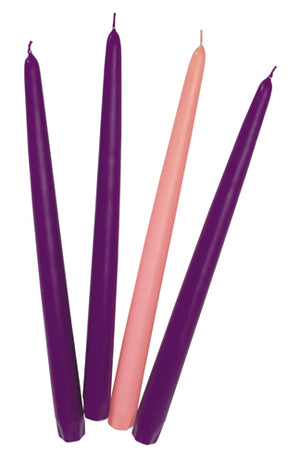 Advent Candle Tapers (set of 4 unboxed)