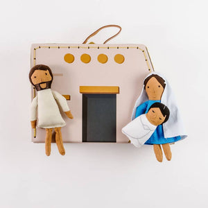 Holy Family Mini Suitcase Dolls