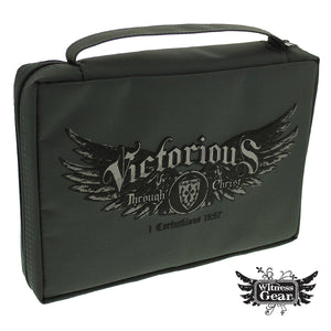 Victorious Bible Cover, Large, Grey