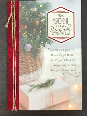 Christmas Card - Son & Wife
