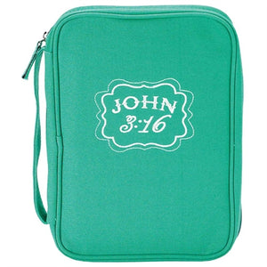 Bible Case - Canvas- John 3:16