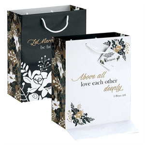 Medium Gift Bag - Above All, Love One Another 1 Peter 4:8